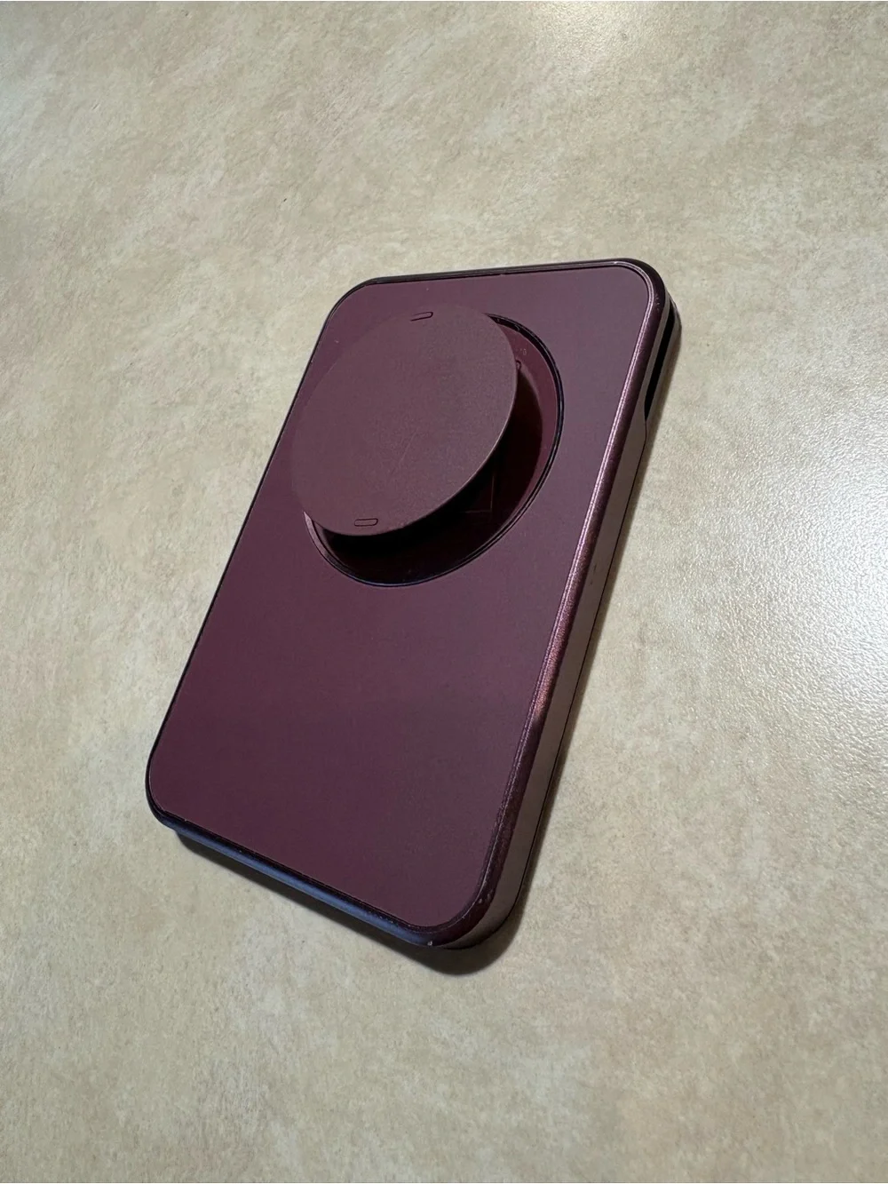 OhSnap Snap Grip MagSafe Wallet — Wine Noir 🍷